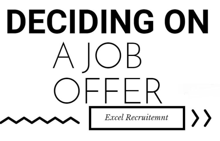 Deciding On A Job Offer